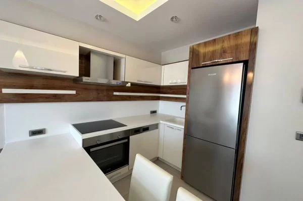 Panoramic Sea View Beachfront One Livingroom Apartment for Sale in Alanya