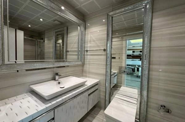 Panoramic Sea View Beachfront One Livingroom Apartment for Sale in Alanya