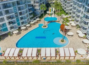 500 Meters to Beach Affordable and Furnished 1+1 Property in Alanya,Kestel