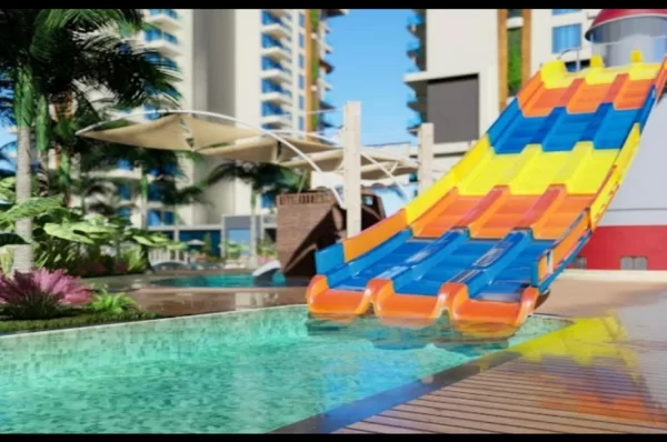 Discover Unmatched Beachfront and Investment Potential 1+1 Proeprty in Alanya, Mahmutlar