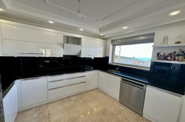 First Class Sea View Luxurious Villa for Sale in Alanya, Kargıcak
