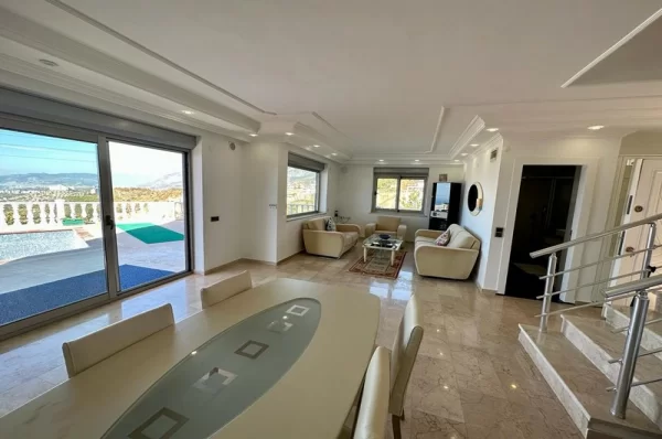 First Class Sea View Luxurious Villa for Sale in Alanya, Kargıcak
