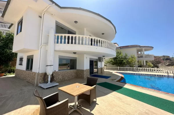 First Class Sea View Luxurious Villa for Sale in Alanya, Kargıcak
