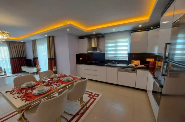 High Yield Investment Property with Two Bedrooms Fully Furnished in Alanya,Mahmutlar