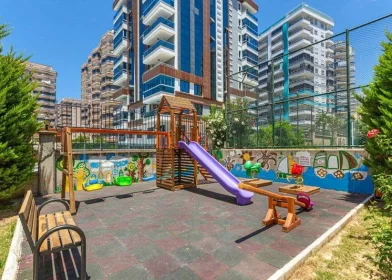 Just 400 Meters to Sea Fully Exclusive Design Two Bedrooms Property for Sale in Alanya