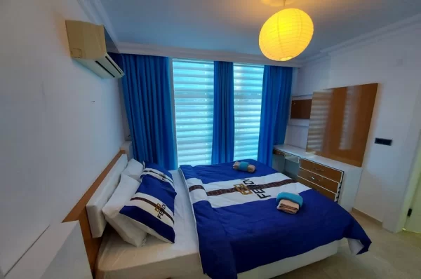 Only 150 Meters to Beach Fully Luxe Furnished 2+1 Property for Sale in Alanya