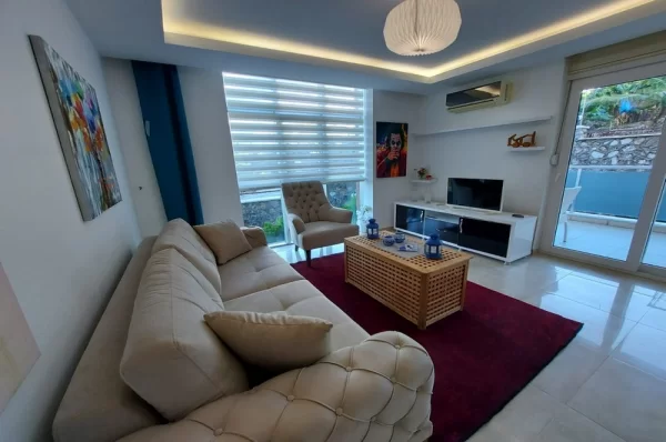 Only 150 Meters to Beach Fully Luxe Furnished 2+1 Property for Sale in Alanya