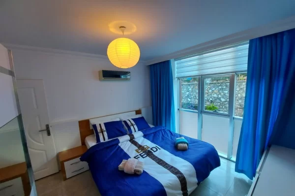 Only 150 Meters to Beach Fully Luxe Furnished 2+1 Property for Sale in Alanya