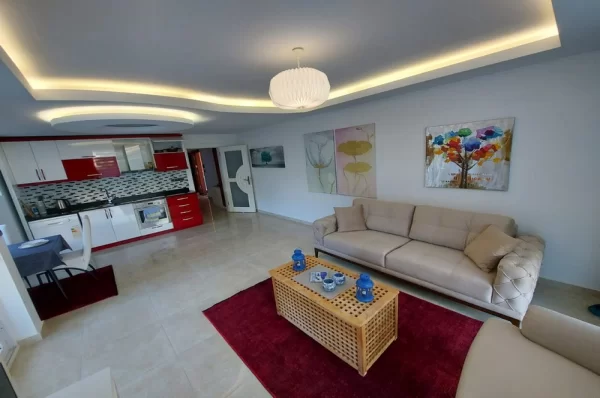 Only 150 Meters to Beach Fully Luxe Furnished 2+1 Property for Sale in Alanya