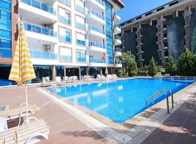 Only 150 Meters to Beach Fully Luxe Furnished 2+1 Property for Sale in Alanya