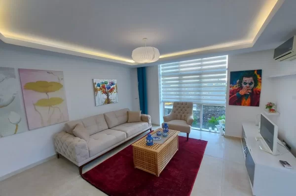 Only 150 Meters to Beach Fully Luxe Furnished 2+1 Property for Sale in Alanya