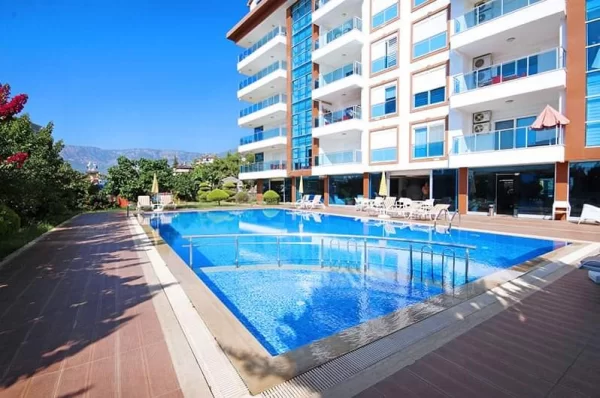 Only 150 Meters to Beach Fully Luxe Furnished 2+1 Property for Sale in Alanya
