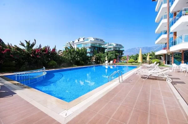 Only 150 Meters to Beach Fully Luxe Furnished 2+1 Property for Sale in Alanya