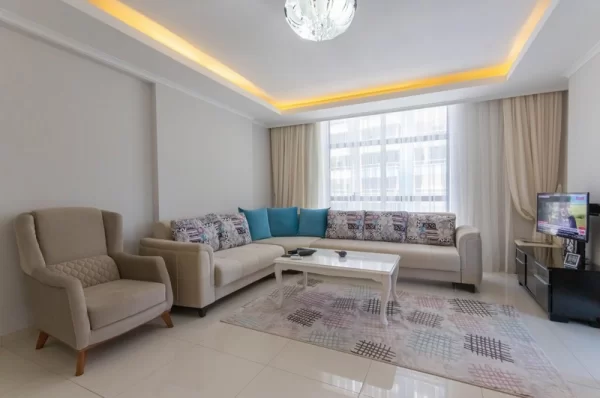 Contemporary Building Meets Comfort: Stylish 1+1 Property in Mahmutlar, Alanya