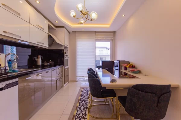 400 Meters to Sea Fully Furnished 3+1 Apartment for Sale with Amazing Features