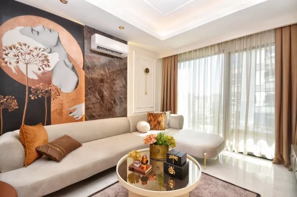 Beachfront 1+1 Apartment for Sale in Alanya,Mahmutlar