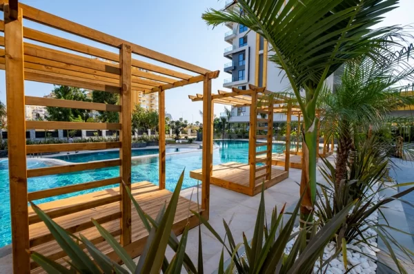 Beachfront 1+1 Apartment for Sale in Alanya,Mahmutlar