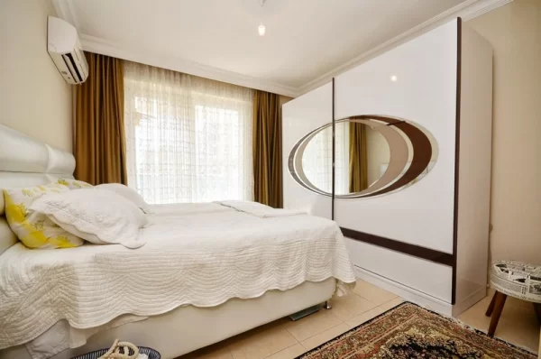 Доступная и меблированная квартира 2+1 на продажу в Алании