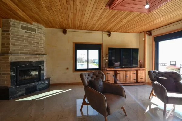 Extraordinary Luxury Living: 3+1 Furnished Villa with a Charming Sea View