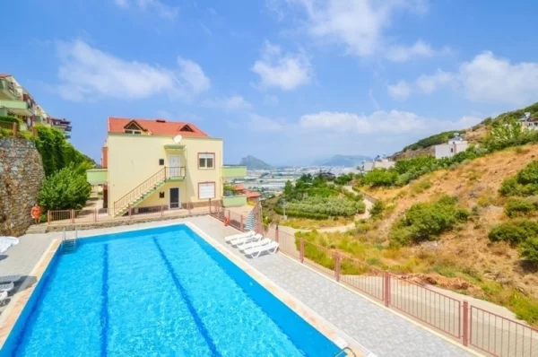 Captures Breathtaking Views Furnished 2+1 Awesome Apartment for Sale in Alanya,Gazipaşa