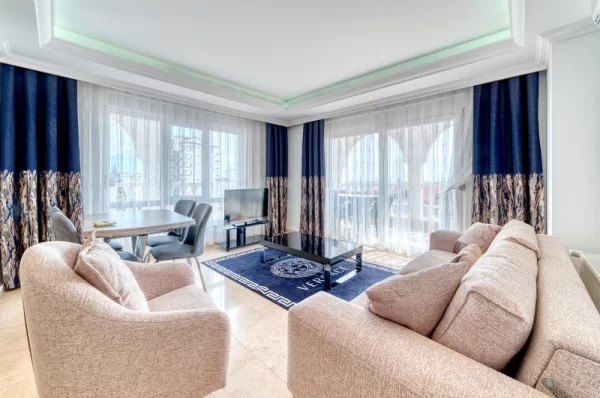 Fully Equipped 2+1 Peacefull and Luxe Apartment for Sale in Alanya