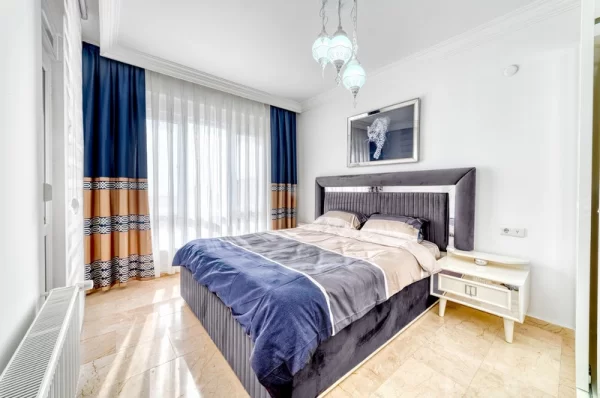 Fully Equipped 2+1 Peacefull and Luxe Apartment for Sale in Alanya