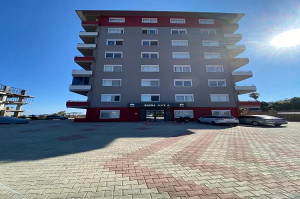Furnished 4 + 1 Duplex Apartment with a Pool and a Charming Sea View