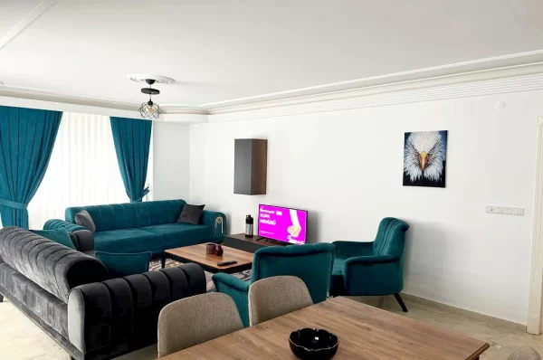 Breathtaking Sea View Two Bedrooms One Livingroom Apartments for Sale in Alanya