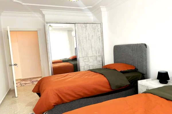 Breathtaking Sea View Two Bedrooms One Livingroom Apartments for Sale in Alanya