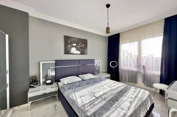 Fully Furnished New Brand One Bedrooms One Livingroom Apartment for Sale in Alanya,Mahmutlar