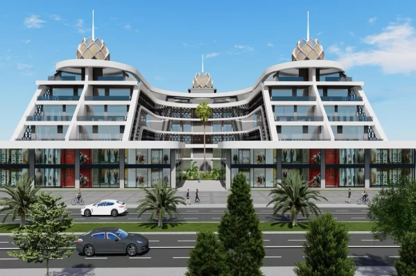 8  Months Easy Payment Option New Commercial Center in Alanya,Oba