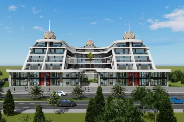 8  Months Easy Payment Option New Commercial Center in Alanya,Oba