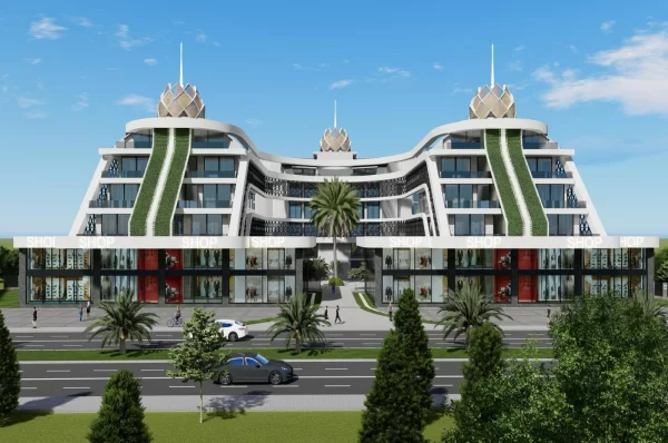 8  Months Easy Payment Option New Commercial Center in Alanya,Oba