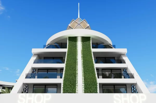 8  Months Easy Payment Option New Commercial Center in Alanya,Oba