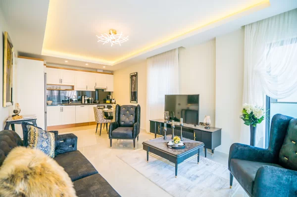 Beachfront 1+1 60 Sqm Luxhabitat Apartment for Sale in Alanya