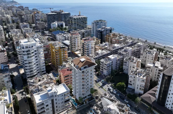 200 Meters to Beach with Easy Payment Method Different Options Properties for Sale in Alanya