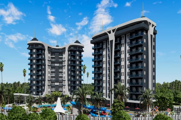 Апартаменты 1+1 и 2+1 с видом на море с рассрочкой на продажу в самом роскошном районе Аланьи