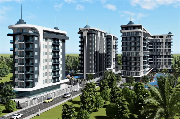 Апартаменты 1+1 и 2+1 с видом на море с рассрочкой на продажу в самом роскошном районе Аланьи