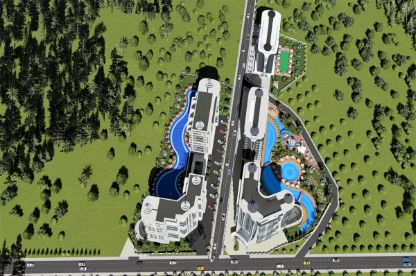 Апартаменты 1+1 и 2+1 с видом на море с рассрочкой на продажу в самом роскошном районе Аланьи