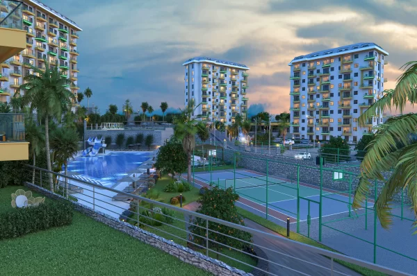 Privileged Living Oasis and Property for Sale with One Bedroom in Alanya