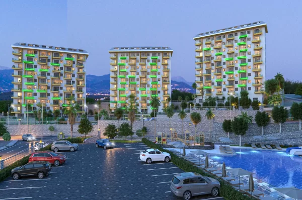 Privileged Living Oasis and Property for Sale with One Bedroom in Alanya