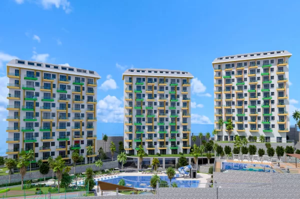 Privileged Living Oasis and Property for Sale with One Bedroom in Alanya