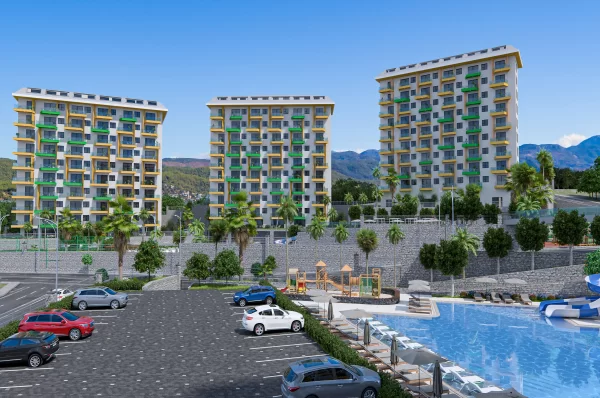 Privileged Living Oasis and Property for Sale with One Bedroom in Alanya