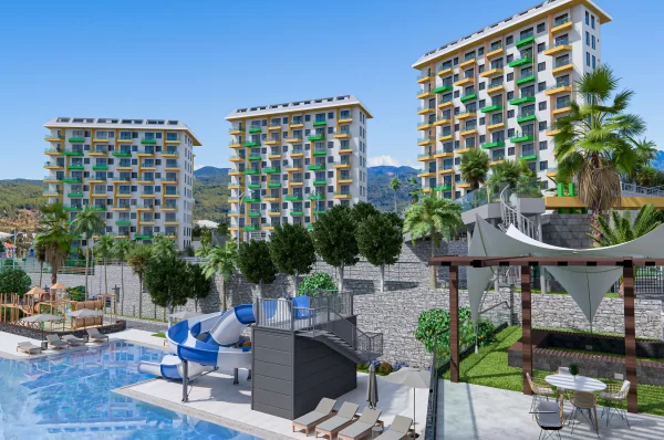 Privileged Living Oasis and Property for Sale with One Bedroom in Alanya