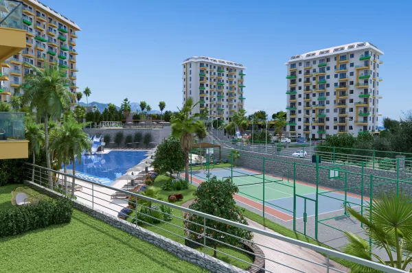 Privileged Living Oasis and Property for Sale with One Bedroom in Alanya