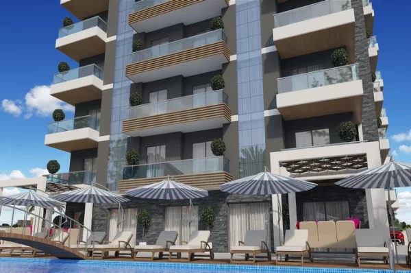 Lifestyle with 1+1 and 2+1 Elegant Properties for Sale in Alanya