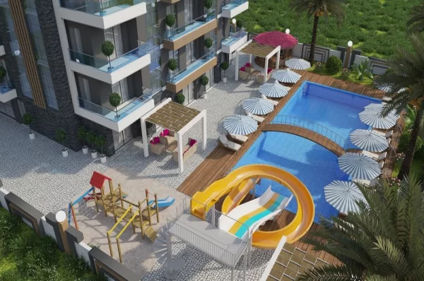 Lifestyle with 1+1 and 2+1 Elegant Properties for Sale in Alanya