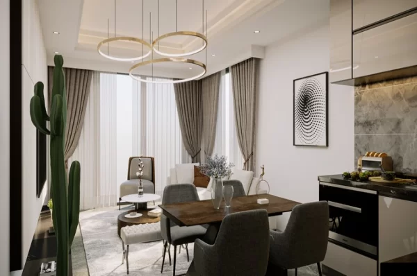 Muhteşem Manzaralar ve Çağdaş 1+1 Daireler ve 2+1 Penthouselar