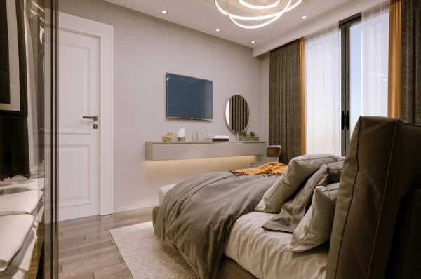 Muhteşem Manzaralar ve Çağdaş 1+1 Daireler ve 2+1 Penthouselar