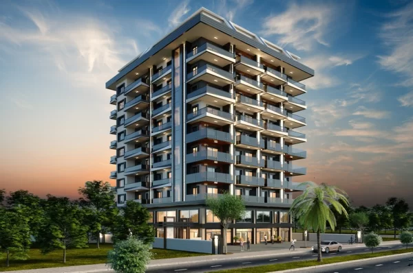 Just 100 Meters to Sea Newly Apartments and Penthouses for Sale in Alanya